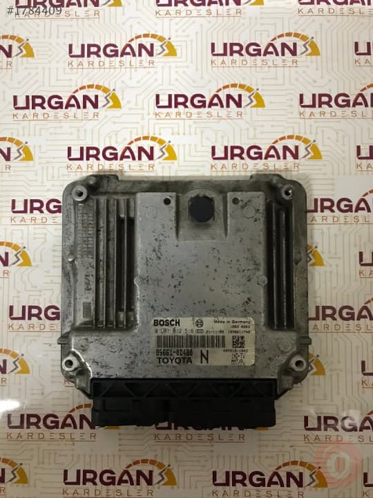 0281012516 89661-0D480 TOYOTA YARIS MOTOR BEYNİ  EDC16C10 EC