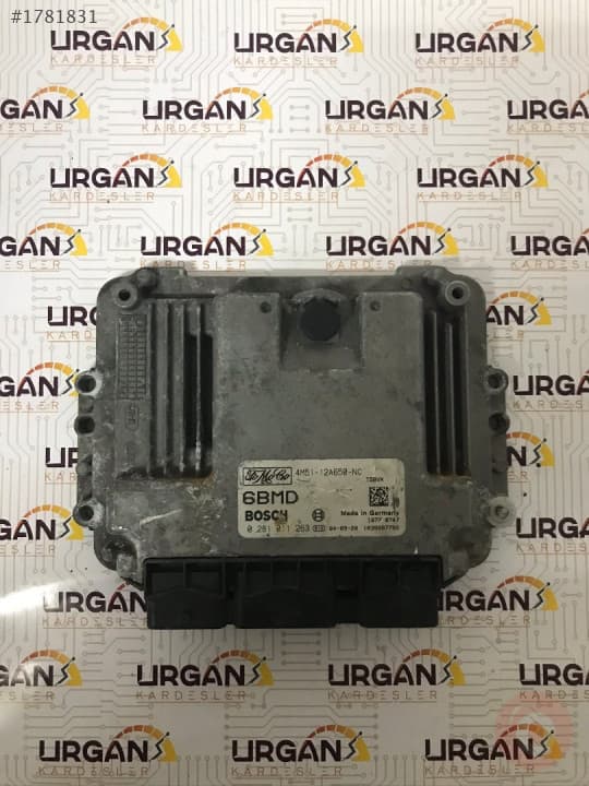 0281011263  4M51-12A650-NC FORD FOCUS MOTOR BEYNİ BOSCH ECU