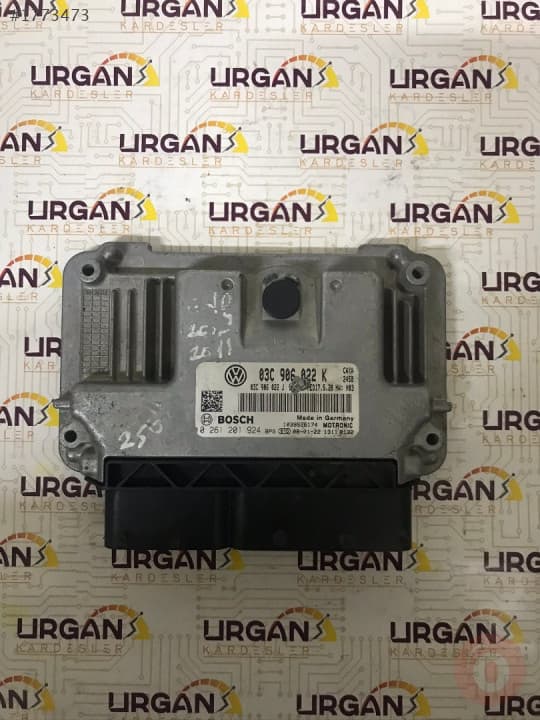 0261201924 03C906022K MED17.5.20 V.W GOLF JETTA MOTOR BEYNİ