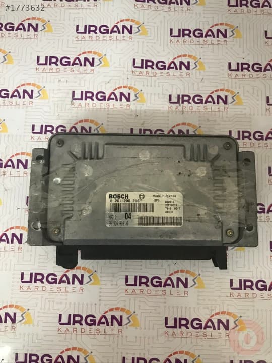 0261206216 9632693980 MP7.2 PEUGEOT 206 MOTOR BEYNİ BOSC ECU