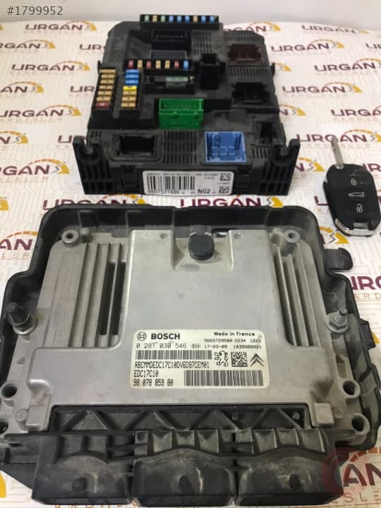 9807531680 N02 BSI 0281030546 9807885980 PEUGEOT PARTNER ECU