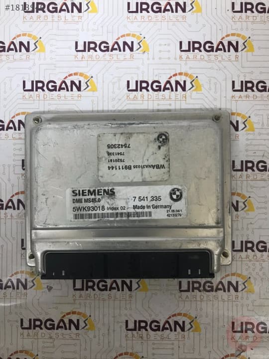7541335 5WK93018 DME MS45.0 BMW 5.20 MOTOR BEYNİ SIEMENS ECU
