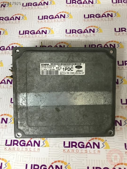 S118107004D 3S61-12A650-CB SIM22 FORD FİESTA MOTOR BEYNİ