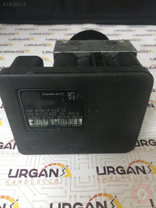 10.0960-3924.3 28.5600-3603.3 CİTROEN C3 ABS BEYNI ATE