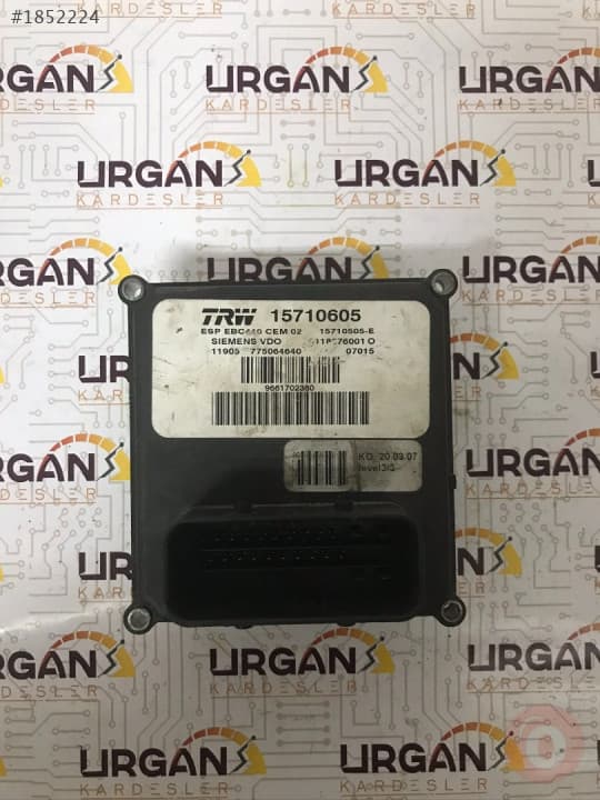 15710605 15710505-E S118076001-O PEUGEOT 407 ABS BEYNİ TRW