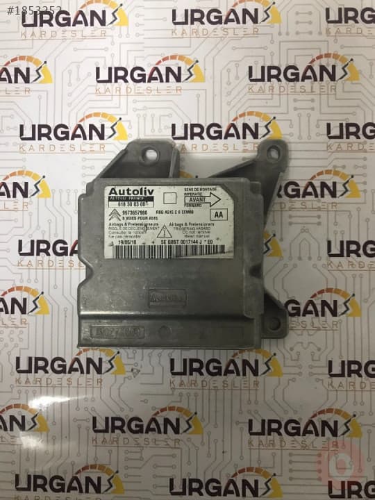 618300300 9673657980 CITROEN C3 AİRBAG BEYNİ AUTOLIV