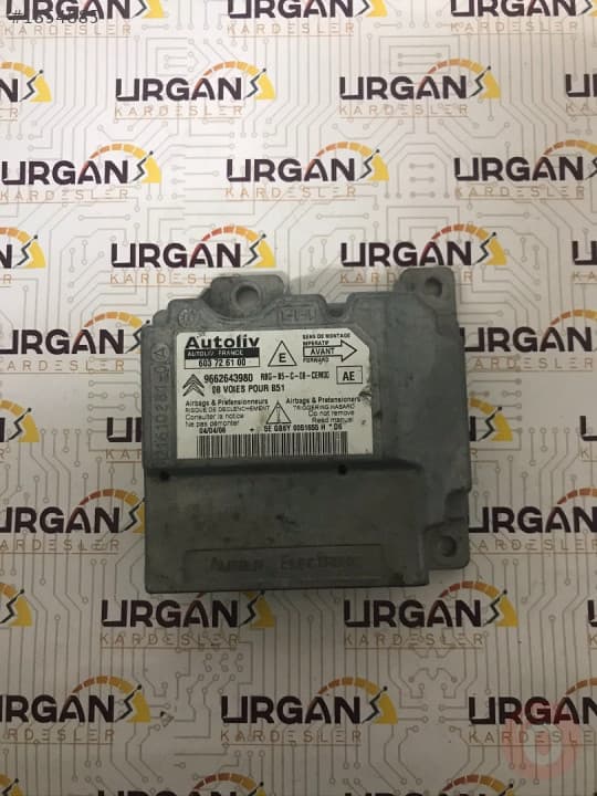 9662643980 603726100 CİTROEN C4 AİRBAG BEYNİ AUTOLIV