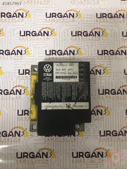 3C0909605C volkswagen passat TRW AİRBAG BEYNİ
