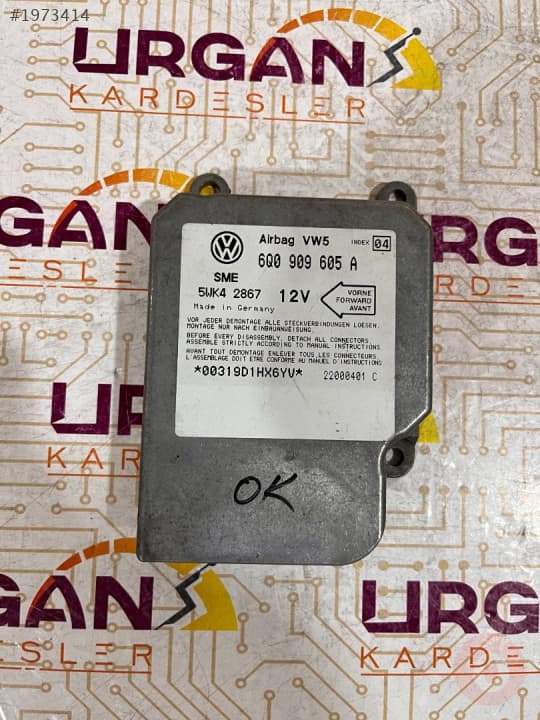 6Q0909605A 5WK42867 V.W GOLF AİRBAG BEYNİ