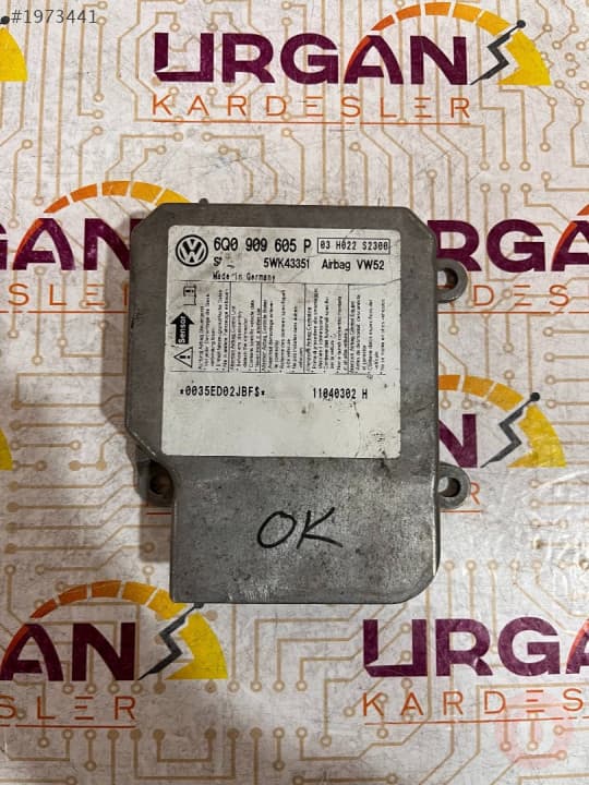 6Q0909605P 5WK43351 V.W CADDY AİRBAG BEYNİ