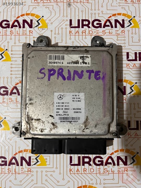 A6519001701 A6519010501 MERCEDES BENZ SPRINTER MOTOR BEYNİ