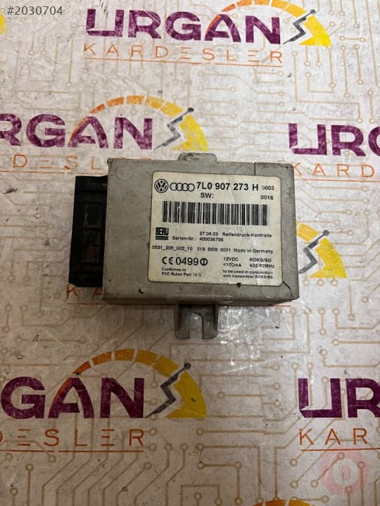 7L0907273H VW TOUAREG LASTIK BASINC SENSORU