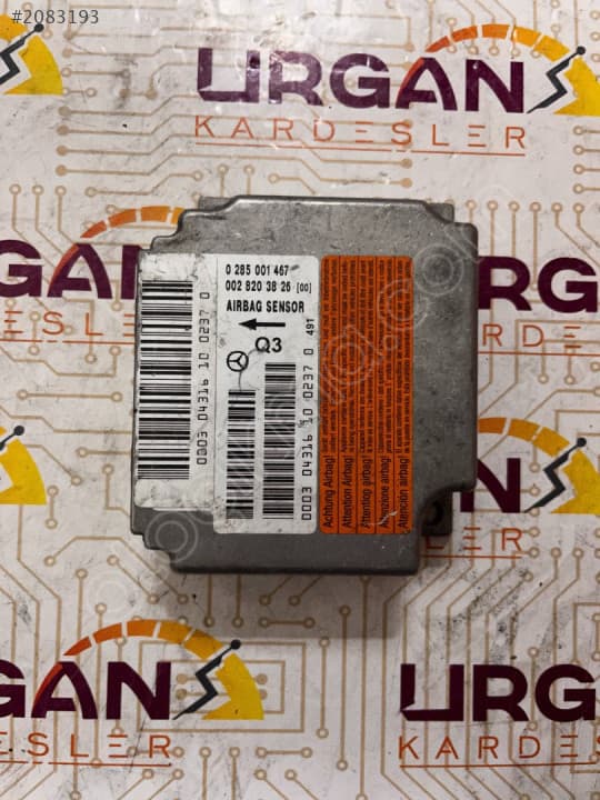 0028203826 0285001467 MERCEDES W220 S-CLASS AIRBAG BEYNİ