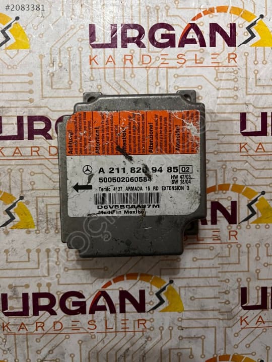 A2118209485 MERCEDES-BENZ W211 E-CLASS AIRBAG BEYNİ