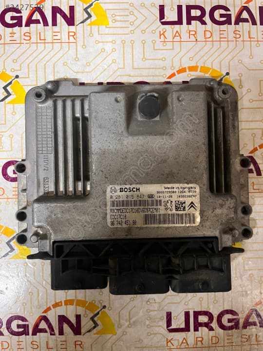 9674245180 0281015847 PEUGEOT 207 CITROEN C3 MOTOR BEYNİ