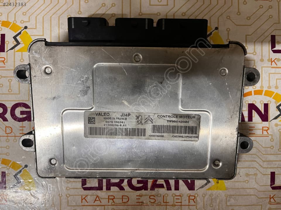 9665424480 PEUGEOT 207 CITROEN C2 C3 MOTOR BEYNİ