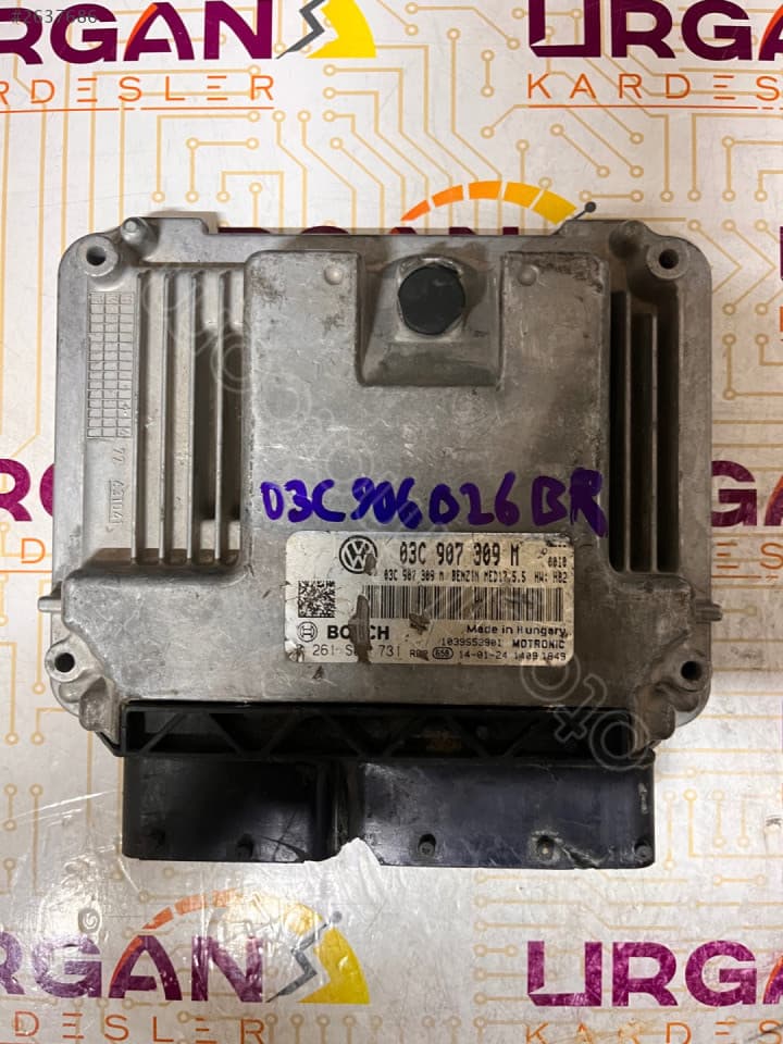 03C907309M 0261S07731 VW MED17.5.5 PASSAT TIGUAN MOTOR BEYNİ