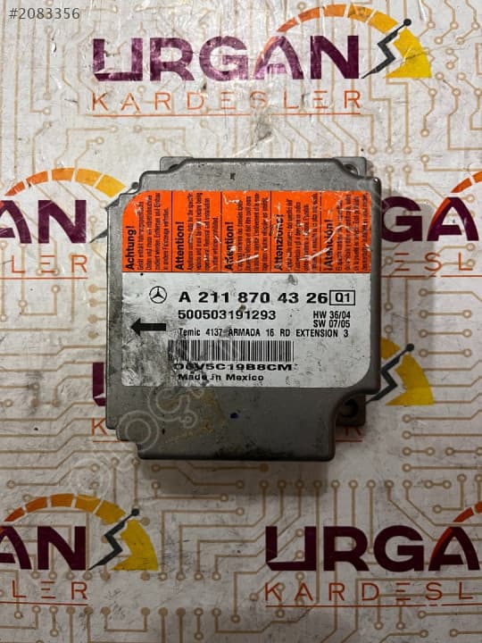 A2118704326 MERCEDES-BENZ W211 E-CLASS AIRBAG BEYNİ