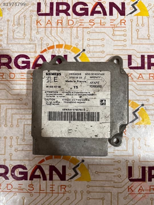 9645840780 5WK42908 PEUGEOT 307 AİRBAG BEYNİ