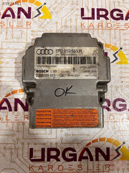 8P0959655H 0285001857 AUDİ A3 AİRBAG BEYNİ