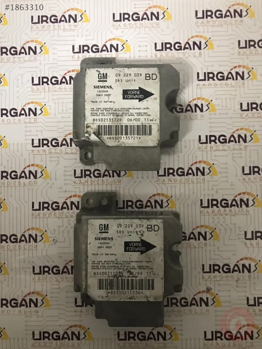 09229039 1923594 SIEMENS Opel Vectra AİRBAG BEYNİ