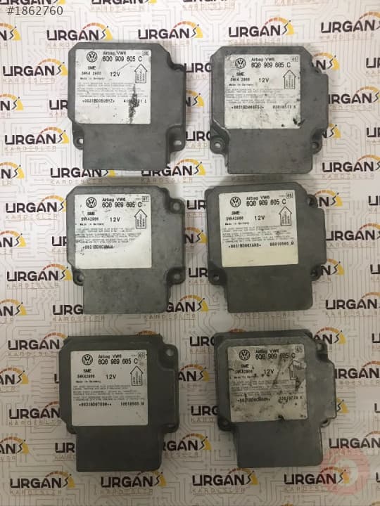 6Q0909605C 5WK42900 Volkswagen Golf SIEMENS AİRBAG BEYNİ