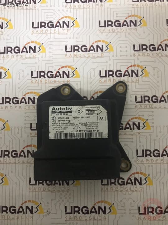 9674291480 619763800 PEUGEOT 308 AİRBAG BEYNİ AUTOLIV