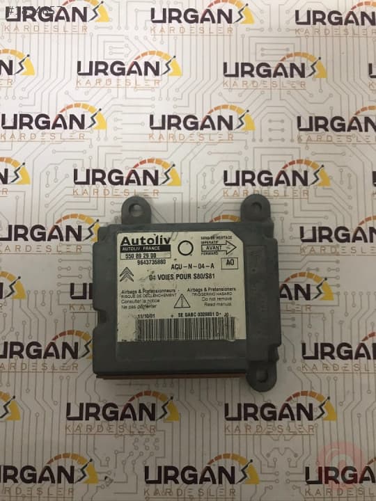 9643735880 550892900 CİTROEN SAXO AİRBAG BEYNİ AUTOLIV