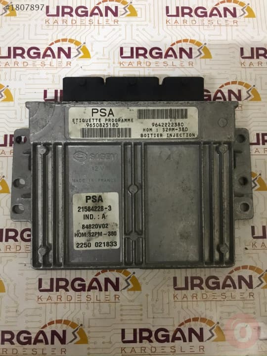 9642222380 CİTROEN C3 MOTOR BEYNİ ECU SAGEM