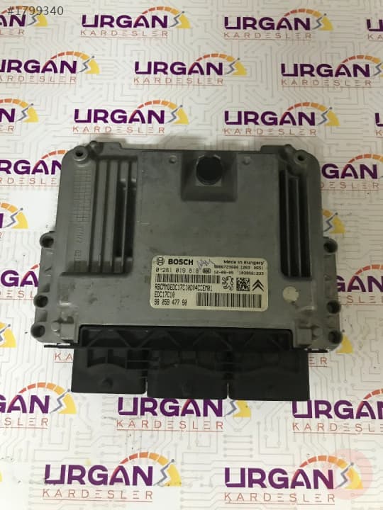 0281019818 9805947780 CITROEN C3 MOTOR BEYNİ EDC17C10 BOSCH