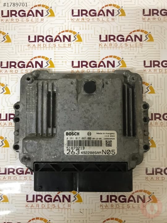 0281017007 51873213 EDC16C39 FİAT DOBLO MOTOR BEYNİ